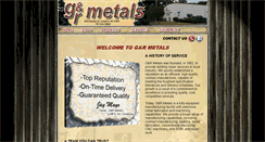 Desktop Screenshot of gandrmetals.com